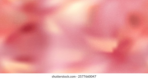 Dark pinkish gradation seamless bg with grainy texture. Bright pink pattern with a pearlescent effect. Makeup blush powder. Vector background