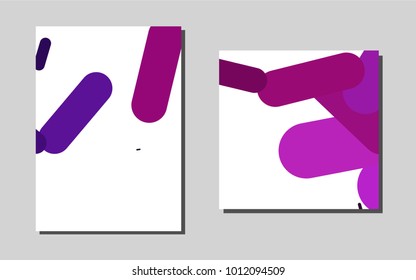 Dark Pinkvector banner for websites. Modern abstract design concept with colorful gradient. Pattern for beautiful business cards, folders.