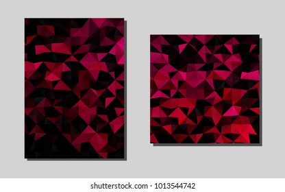 Dark Pinkvector brochure for ui, ux design. Abstract booklet on colored background with gradient. Beautiful design for cover of notepads.