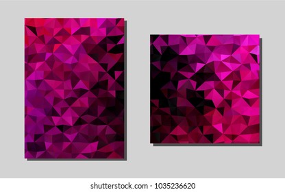Dark Pinkvector pattern for posters. Beautiful colored sample in A4 size. Completely new template for your brand book.
