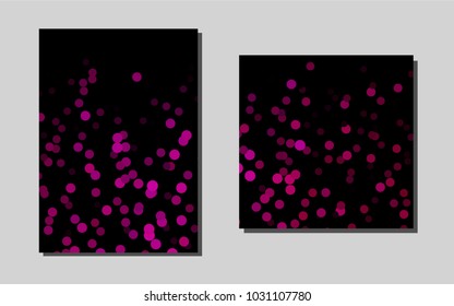 Dark Pinkvector template for landing pages. Blurred decorative design in abstract style with textbox. The pattern can be used for any ad, booklets.