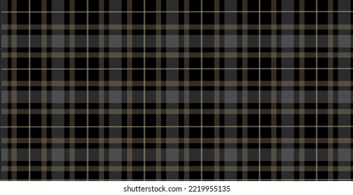 Dark plaid texture background vector illustration.