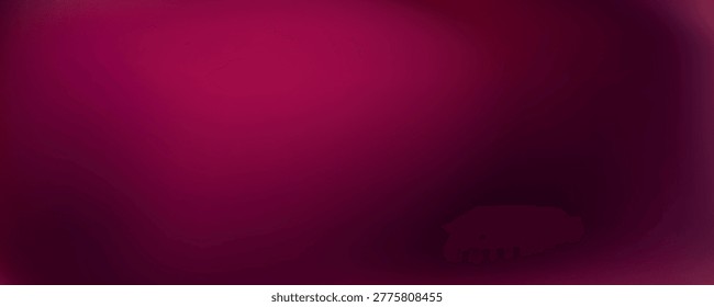Dark plum color gradient background. Blurred smooth deep red backdrop. Abstract cherry gradation wallpaper. Luxury elegant burgundy texture for banner, flyer, presentation. Vector illustration