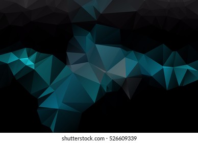 Dark polygonal illustration background design Abstract background  eps.10