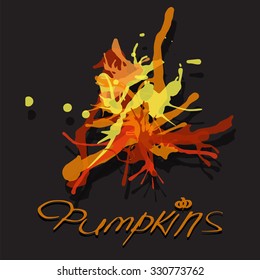 Dark posters or banners - Pumpkins