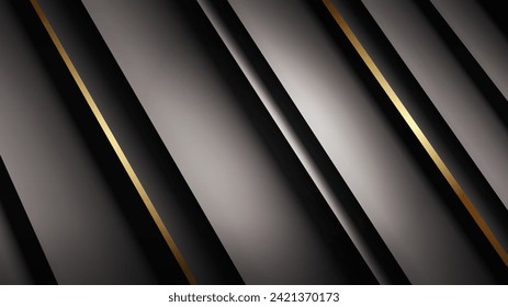 Dark premium wallpaper with gold gradient lines