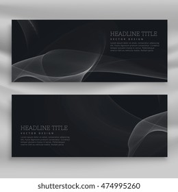 dark professional banner template