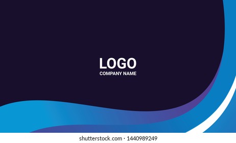 Dark Professional and elegant logo vector background