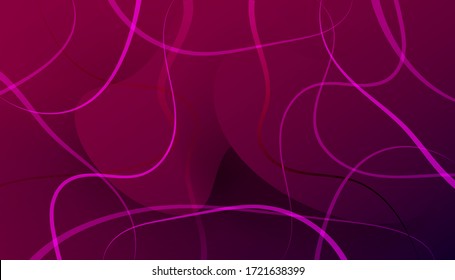 Dark purple abstract background design. Gradient shapes composition. Flowing design for posters, banners or cards to.