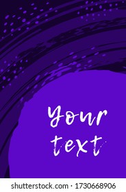 Dark purple abstract background with rough lines