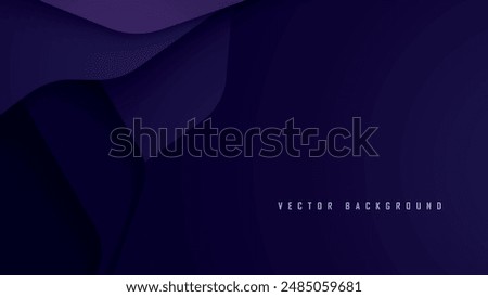 dark purple abstract background with smoothly flowing curves and gradients that evoke a sense of depth and elegance, perfect for modern designs.