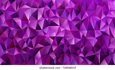 Dark purple abstract geometrical triangle tile mosaic background - vector graphic design from triangles