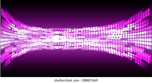 Dark purple abstract light lamps vector background. Light Abstract Technology background for computer graphic website internet. circuit. Spark. pixel. infographics.