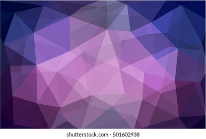 Dark purple abstract mosaic pattern. A vague abstract illustration with gradient. Brand-new design for your business.