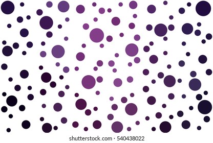 Dark Purple abstract seamless pattern with circles. Geometry pattern for fabric. Textile background. Stock vector.