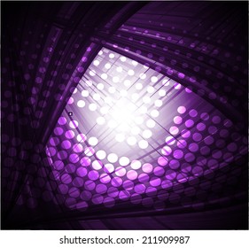 Dark purple abstract technology background