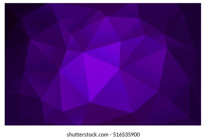 Dark Purple abstract textured polygonal background. Vector blurry triangle design. Pattern can be used for background.