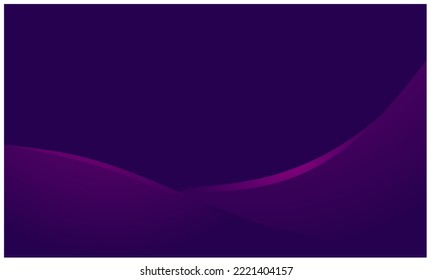 Dark purple abstract wave background for presentations, banners, posters, flyers, greeting cards etc