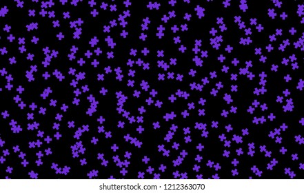 Dark purple background with criss-crosses. Abstract pattern in minimalist style. Scalable vector graphics.