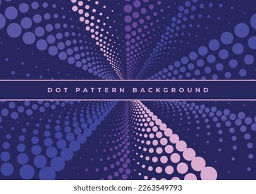 dark purple background with dot pattern