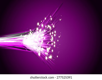 dark purple background with intense glowing sparkles and glitter. vector. light. Electricity, power,bolt. info graphics.Technology background for computer graphic website internet and business. circuit