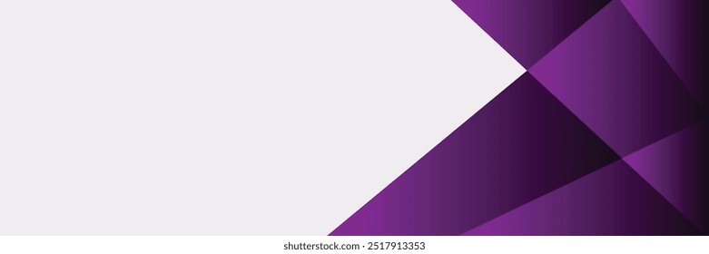 Dark purple background vector design. White and purple geometric background with color gradation. Template for banner, web design, invitation, modern background, invitation, voucher, etc.