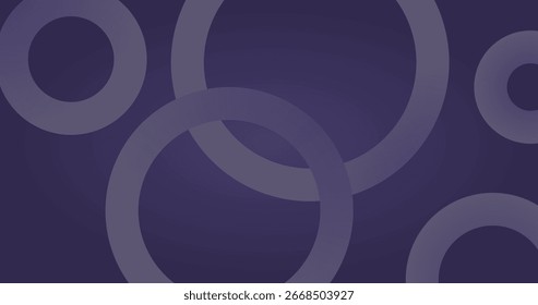 Fondo de pantalla de fondo púrpura oscuro con diseño de degradado de anillos circulares