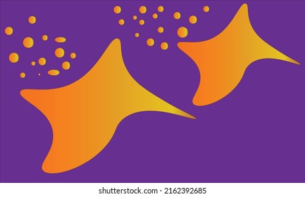 fondo morado oscuro con tonos amarillos y naranjas