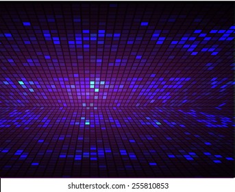 Dark purple blue color Light Abstract Technology background for computer graphic website internet. Mosaic. table