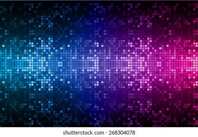 Dark purple blue color Light Abstract pixels Technology background for computer graphic website internet. circuit board. text box. Mosaic, table