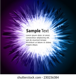 Dark purple blue Light Abstract Technology background for computer graphic website internet. text box. Brochure. card.