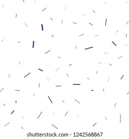 Dark PURPLE, Blue vector seamless background with straight lines. Shining colored illustration with narrow lines. The template can be used as a background.