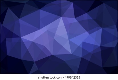 Dark purple blurry triangle background. Shining colored illustration in a brand-new style. The template can be used as a background for cell phones.