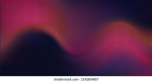 Dark Purple Blurry Wavy Pixelated Wallpaper, Background Design for Your Business with Abstract Blurred Geometric Pattern-Applicable for Web, Presentations, Placards, Posters - Creative Vector Template