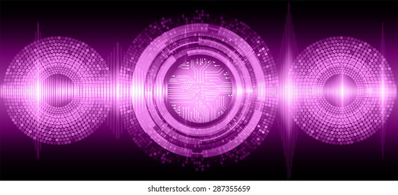 dark purple color Light Abstract Technology background for computer graphic website internet and business. circuit. vector illustration. info graphics. wave. beam. ray