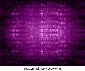 Dark purple color Light Abstract pixels Technology background for computer graphic website internet. circuit board. text box, star