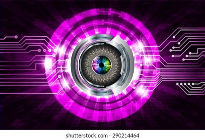 dark purple color Light Abstract Technology background for computer graphic website internet and business. circuit. vector illustration. abstract digital . silver. infographics. eye.