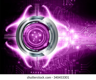 dark purple color Light Abstract Technology background for computer graphic website internet and business. 