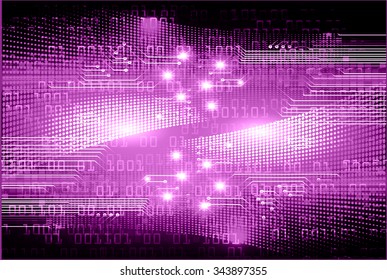Dark purple color Light Abstract Technology background for computer graphic website internet and business. circuit. vector illustration. infographics. motion move blur.neon. pixel.