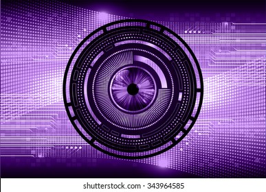Dark purple color Light Abstract Technology background for computer graphic website internet and business. circuit. vector illustration. infographics. motion move blur.neon. pixel. eye
