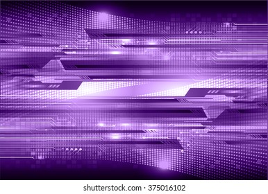 Dark purple color Light Abstract Technology background for computer graphic website internet and business. circuit. vector illustration. infographics. motion move blur.neon. pixel. 