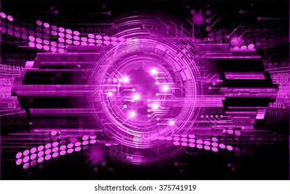 Dark purple color Light Abstract Technology background for computer graphic website internet and business. circuit. vector illustration. infographics. motion move blur.neon. pixel. eye scan virus