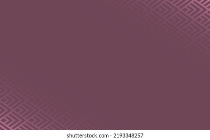 Dark purple colored abstract vector background with rhombus pattern decoration at each corner. Suitable for presentation, and backdrop.