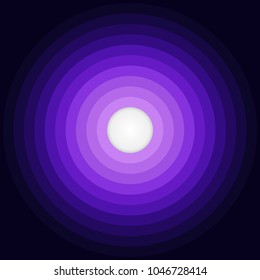 Dark Purple Glowing Cirlce Abstract Background. Vector Illustration