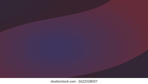 Dark Purple Gradient Fluid Shape on Dark Purple Gradient Abstract Background