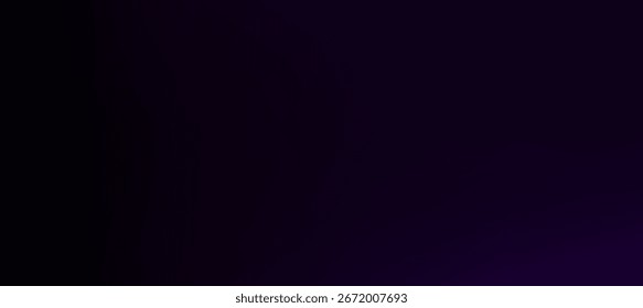 Gradiente púrpura oscuro sobre un fondo negro, creando un diseño abstracto audaz y elegante.  