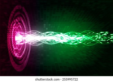 Dark purple green color Light Abstract Technology background for computer graphic website internet. Mosaic. table