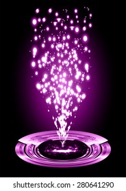 Dark purple light Abstract background. dark red color Light Abstract Technology background for computer graphic website internet and business. circuit. illustration. infographics. ray