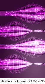 Dark purple Light Abstract Technology background for computer graphic website internet. text box. Brochure. card. 