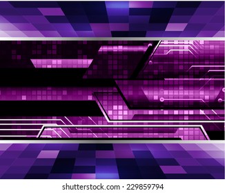 Dark purple Light Abstract Technology background for computer graphic website internet and technology. 